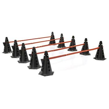 Imagem de Kit 5 Barreiras P/Salto, Circuito Agilidade Funcional Preto
