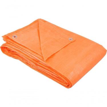 Imagem de Lona Polietileno 6X6M Laranja 100 Micras Leve - Nove54
