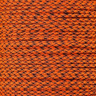 Imagem de Corda Paracord Planet 250 kg, 250 m, corda de paraquedas camuflada laranja neon. Também conhecida como corda de paraquedas, corda de paraquedas, cabo utilitário, cabo tático e cabo militar. Feito nos EUA para proporcionar durabilidade e força.