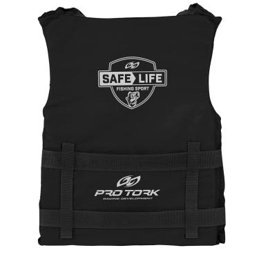 Imagem de Colete Salva Vidas Auxiliar de Flutuação Pro Tork Safe Life – De 40-140 Kg Preto