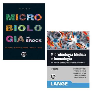 Imagem de Kit 2 Vol: Microbiologia De Brock + Microbiologia Médica E Imunologia