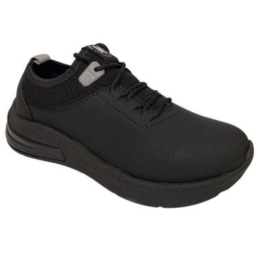 Imagem de Tênis Casual Molekinho Infantil Masculino 284810316831 Preto/Preto 36-Masculino