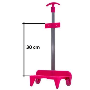 Imagem de Carrinho Mochila Haste Única com Fixação Traseira e Placas de Fixação 