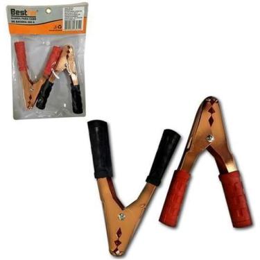 Imagem de Garra Jacare Para Cabo De Bateria 300A Com 2 Pecas Na Solapa - Rio Che