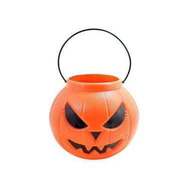 Imagem de Balde abóbora de halloween - LE PLASTIC