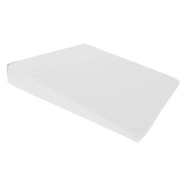 Imagem de Capa para Travesseiro Anti Refluxo Adulto 70x80x15cm 100% Algodão Bran