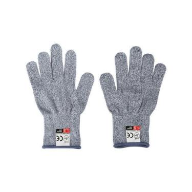 Imagem de Luvas Profissional Anti Corte Máxima Proteção Facas Nivel 5 - Braslu