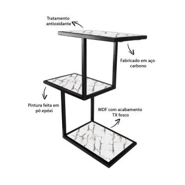 Imagem de Prateleira Decorativa Para Quarto Sala Escritório Canyon - Loja da Isa
