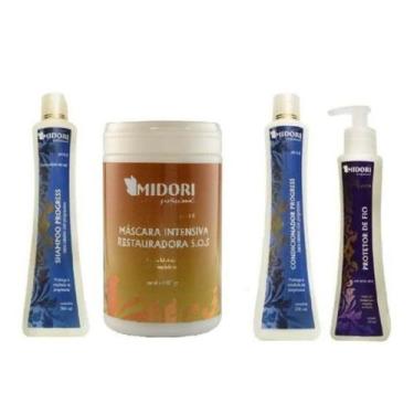 Imagem de Kit Manutenção Progress + Máscara Sos De 1kg Midori