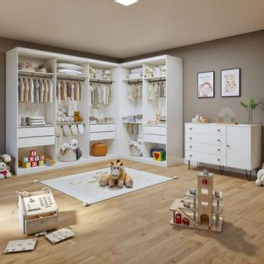Imagem de Quarto Infantil Conjunto Closet Modulado Premium 2 Módulos Valentina 3