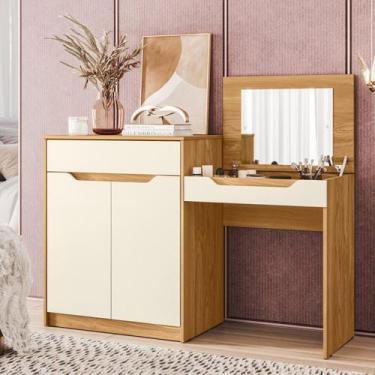Imagem de Penteadeira Escrivaninha 2 Portas 1 Gaveta Trend - Albatroz Móveis