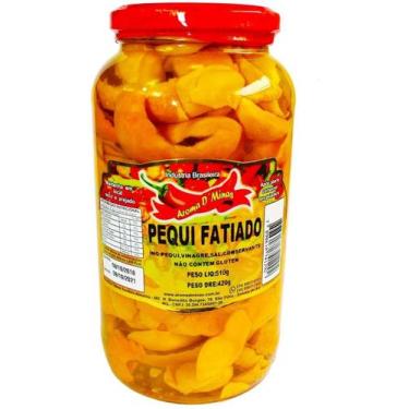Imagem de Pequi Fatiado Em Conserva Pote Com 510g Melhor Qualidade - Aroma DMina