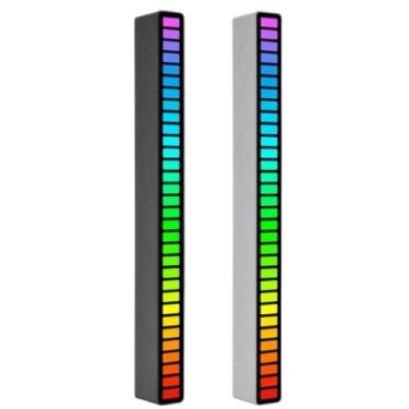 Imagem de Barras De Led Sensor Rítmica Rgb Torre Musica Controle Som - Mixmercad