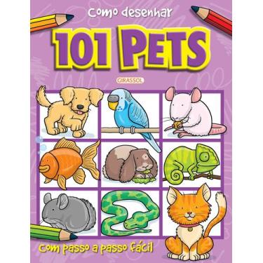 Imagem de Livro - Como desenhar 101 Pets