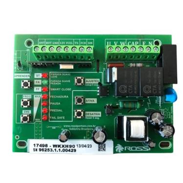 Imagem de Placa De Comando Central Wkxh90 Para Portão Eletrônico Deslizante Ross