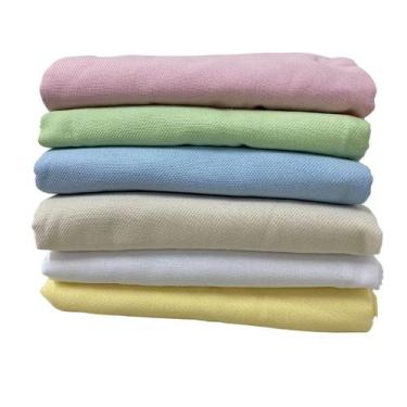 Imagem de Kit 3 Cueiro Manta Flanelado Liso Estampado Bebê Minasrey - Mundo dos 