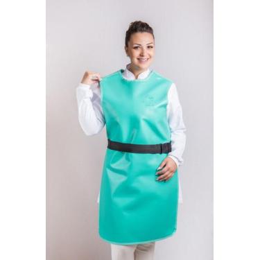 Imagem de Avental de Borracha Plumbífera Profissional com Costas Adulto 100x060-