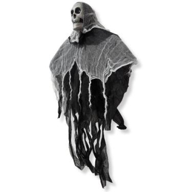 Imagem de Caveira Voadora Assustador Decoração Halloween Pendurar - AHLComercio