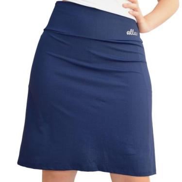 Imagem de Short Saia Fitness Evangélica Ginástica Academia Uv50+ Moda Modesta Al