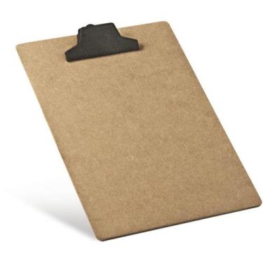 Imagem de Prancheta Duratex Ofício MDF com Prendedor Plástico - Caixa com 6 Unid