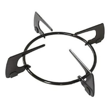 Imagem de Grelha Roa Para Fogão Cooktop Mabe Lateral 14cm Trempe Ferro