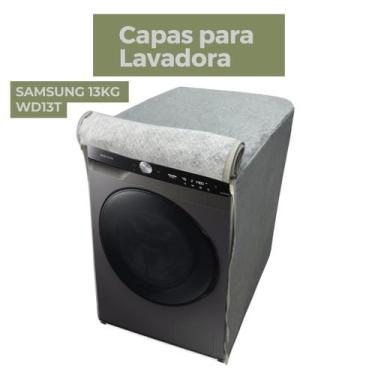 Imagem de Capa para lavadora samsung 13kg wd13t impermeável flex - Capas Flex, C