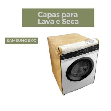 Imagem de Capa lava e seca samsung 9kg impermeável flex - Capas Flex, BEGE