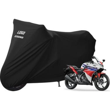 Imagem de Capa De Tecido Para Cobrir Moto Honda CBR 250R Sob Medidas - Mz, Preta