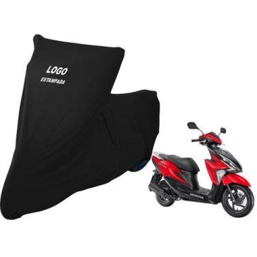 Imagem de Capa Para Moto Honda Elite 125 Com Logo - Mz, Preta
