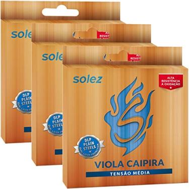 Imagem de Encordoamento Viola Caipira Solez SLVC TM 011 DLP Tensão Média