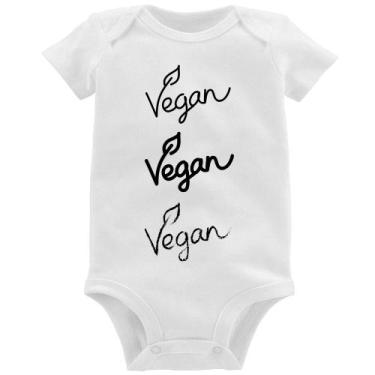 Imagem de Body Bebê Vegan - Foca na Moda, Branco, P
