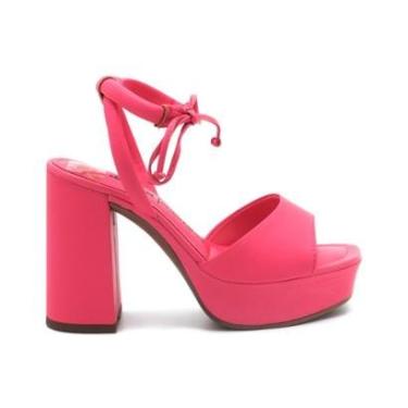 Imagem de Sandália Dakota Plataforma Salto Bloco Amarração Feminina Y0272-Feminino