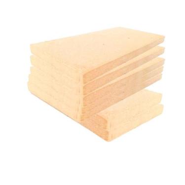 Imagem de 16 Tijolos Refratário Plaqueta Churrasqueira 23x11,4x2,5cm - LAURINDOS