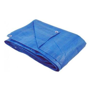 Imagem de Lona Polietileno 4 X 2m Azul 70g/m2 100 Micras - Ajax
