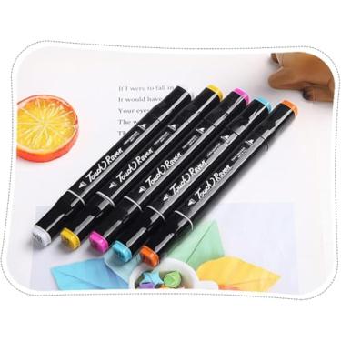 Imagem de Caneta Marcador Profissional para Colorir 36 cores - Pontas Duplas, Alta Precisão e Durabilidade