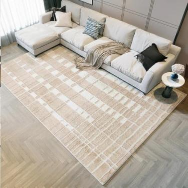 Imagem de Tapete xadrez artístico vintage, confortável, macio, para sala de estar, decoração para casa, quarto, tapete geométrico, AX078,3,B,300x400CM