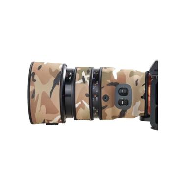 Imagem de Capa de lente para Sony FE 90 mm F/2.8 Macro G OSS camuflagem capa de proteção de lente de câmera (cor #MC camuflagem - à prova d'água) capa de chuva