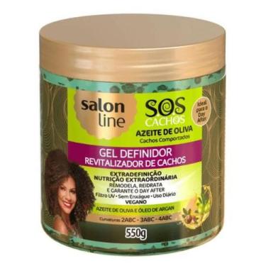 Imagem de Gel Definidor Salon Line SOS Cachos Azeite de Oliva 550g