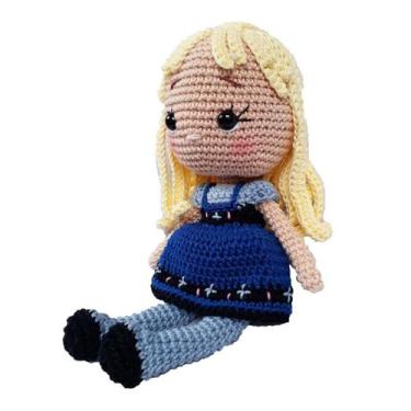Imagem de Boneca elsa frozen amigurui crochê - Ciandella Crochê