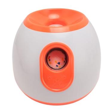 Imagem de Trowador Automático de Bola de Cachorro, Lançador Bola Brinquedo Cachorro Laranja Mantenha um Animal Estimação Ativo para Cães Pequenos para Externo Interior (Plugue nos EUA)