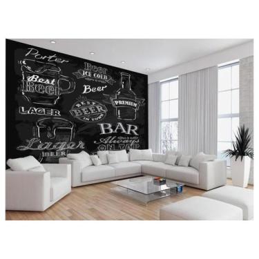 Imagem de Papel De Parede Estilo Lousa Bebdias Bar Drink 3,5M Lcb16 - Você Decor
