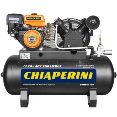 Imagem de Compressor De Ar 9cv Chiaperini 20pcm 200litros A Gasolina, UNIC, UNIC