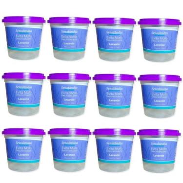 Imagem de Kit 12 Antimofo Secar Desumidificador Guarda Roupa Armário Lavanda 130