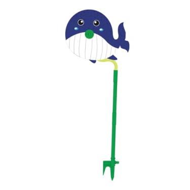 Imagem de Kokiya Aspersor de água de desenho animado para crianças Irrigação de jardim Aspersor giratório engraçado para jogo de quintal Regar crianças brincando, Golfinho