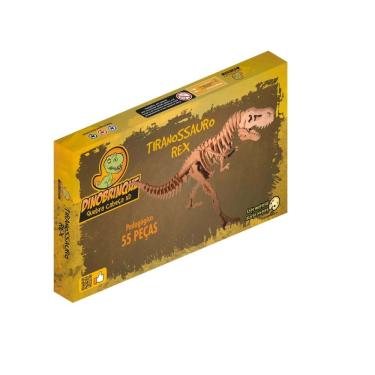 Imagem de Quebra-Cabeça 3D TRex 55 Peças Gigantesco