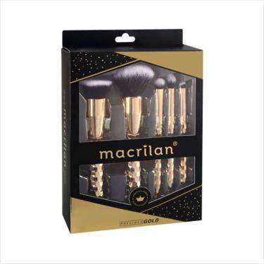 Imagem de Macrilan Ed006 Kit De Pinceis Precious Gold