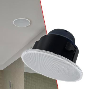 Imagem de Splin Suporte Stand De Teto de Embutir Splin para Amazon Alexa Speaker Echo Dot e Echo Pop, Linha Pro Light, com tela acústica e trava anti-furto, (Clássico)