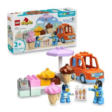 Imagem de Lego Duplo Viagem do sorvete com Bluey - 10458