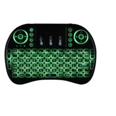 Imagem de Mini Teclado Controle Sem Fio Para Tv Smart Luz Led Touchpad - Lynx Pr