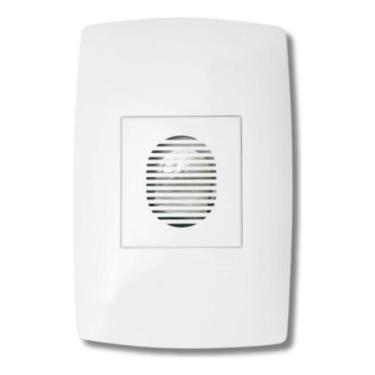 Imagem de Campainha Cigarra Home Branca com Placa - B.Lux